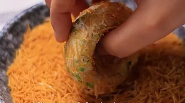 Bird’s Nest Party Snacks on a tray 3